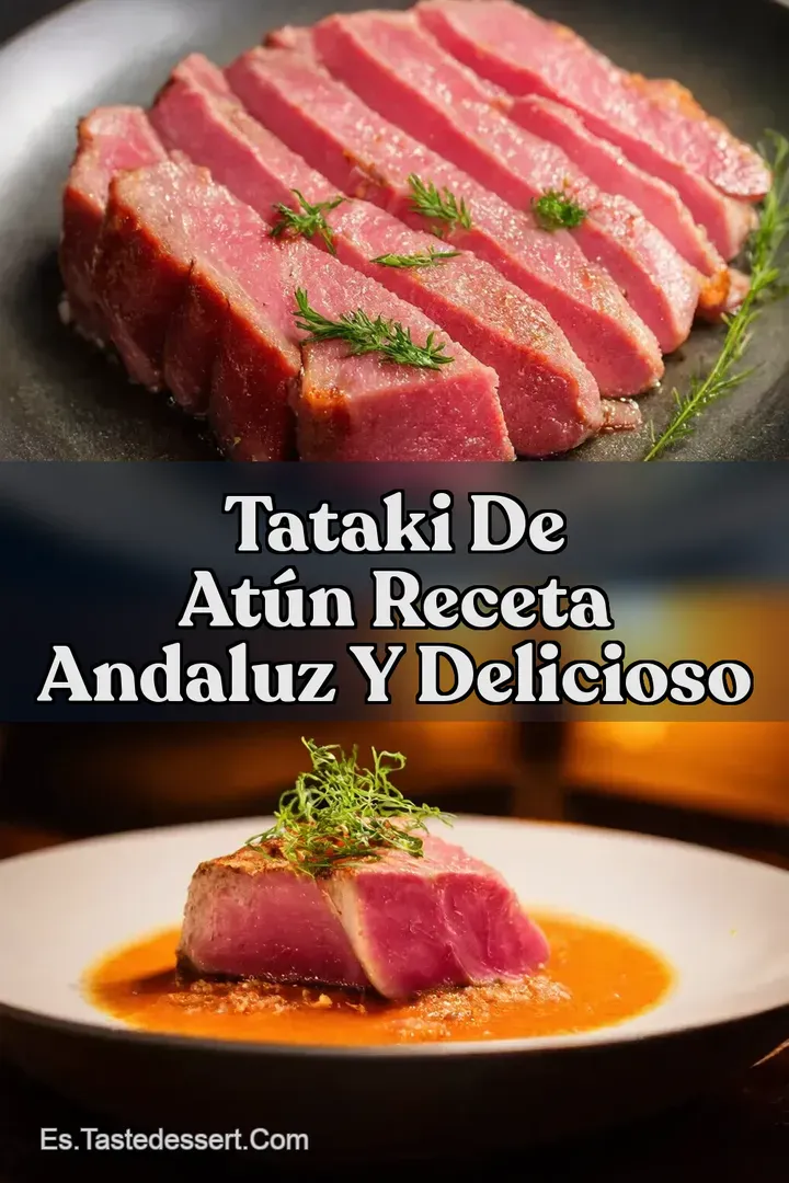 Tataki de At&uacute;n Receta Andaluz y Delicioso