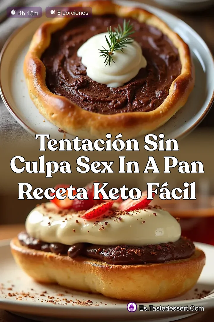 Tentaci&oacute;n Sin Culpa Sex in a Pan Receta Keto F&aacute;cil