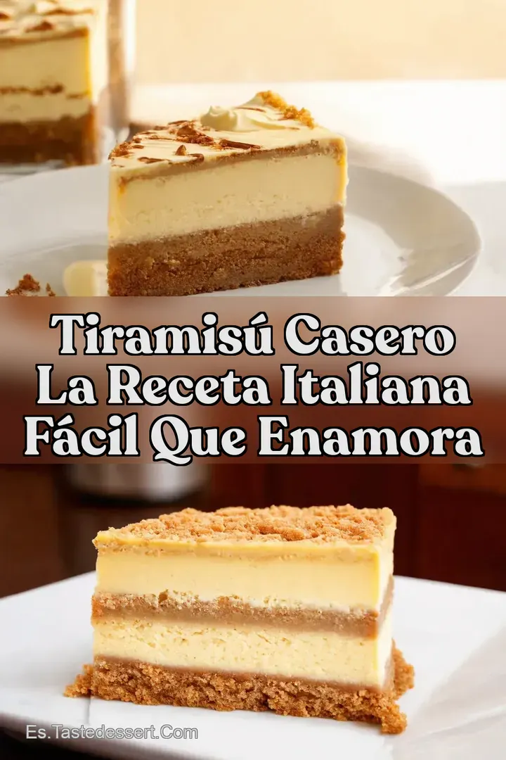 Tiramis&uacute; Casero La Receta Italiana F&Aacute;CIL que Enamora