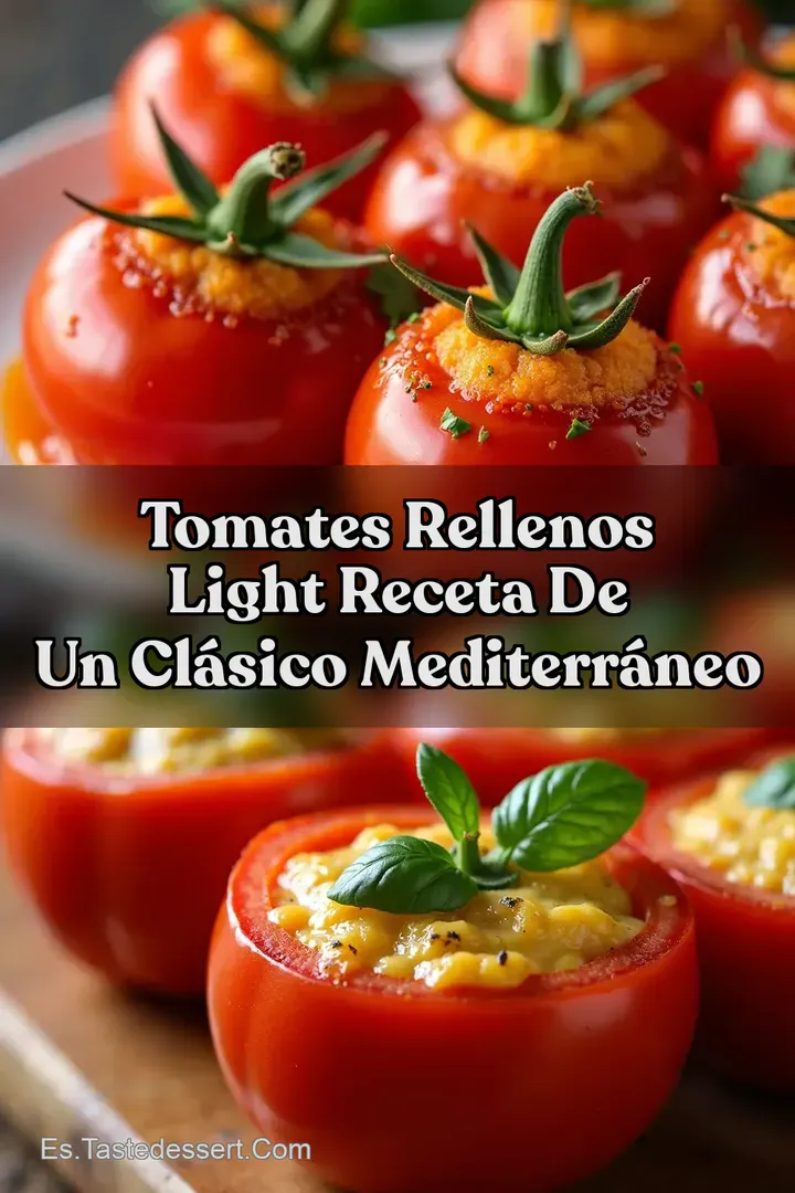 Tomates Rellenos Light Receta de Un Cl&aacute;sico Mediterr&aacute;neo