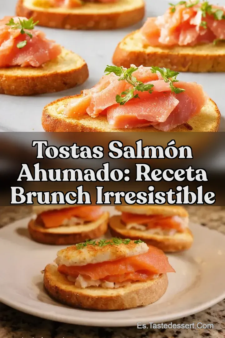 Tostas Salm&oacute;n Ahumado: Receta Brunch Irresistible