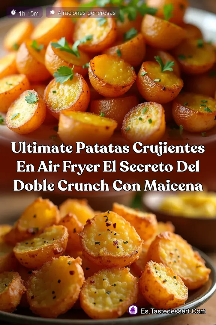 Ultimate Patatas Crujientes en Air Fryer El Secreto del Doble Crunch con Maicena