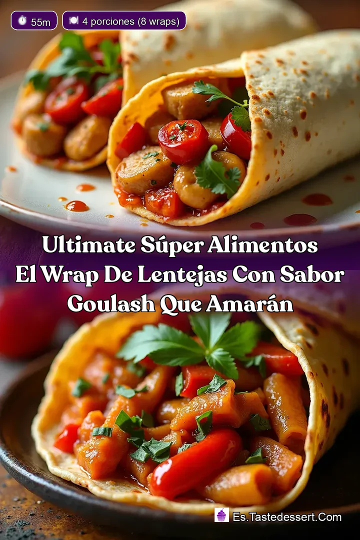 Ultimate S&uacute;per Alimentos El Wrap de Lentejas con Sabor Goulash que Amar&aacute;n
