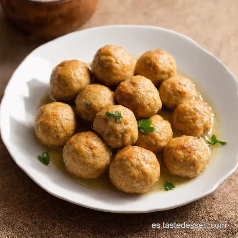Albondigas de la Abuela en Salsa de Tomate Casera
