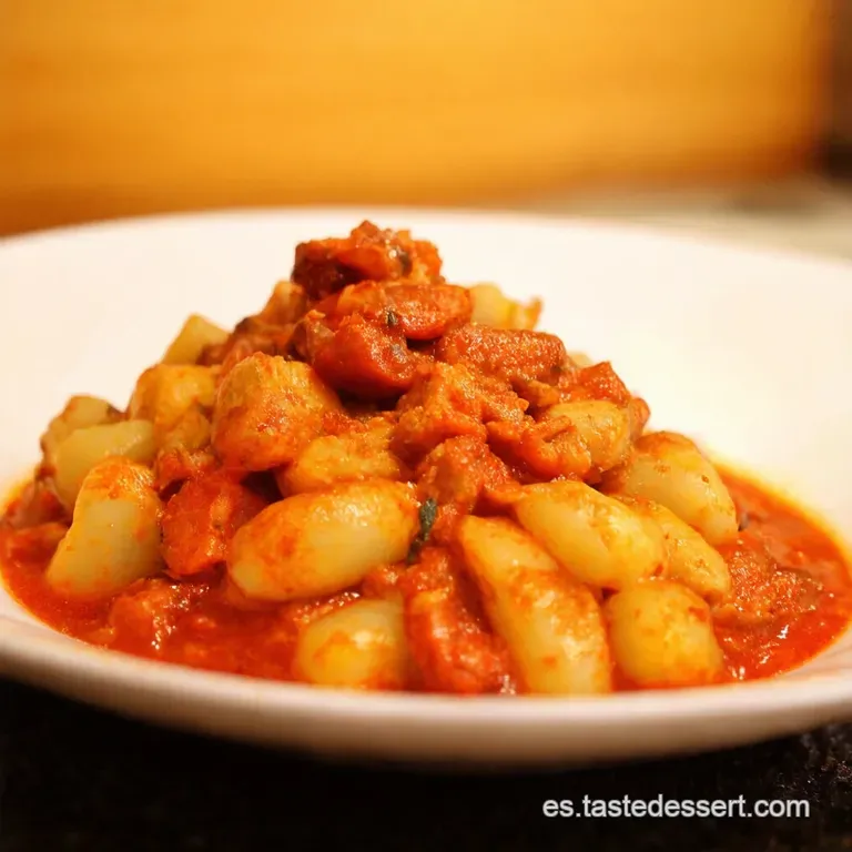 Alubias Con Chorizo a La Espa&ntilde;ola presentation