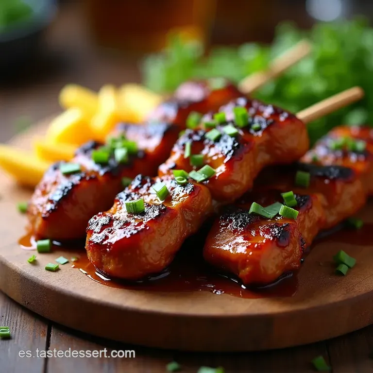 Anticuchos de Coraz&oacute;n a la Parrilla