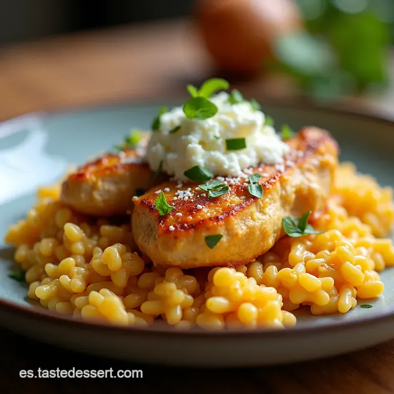 Arroz con Pollo Cremoso al Horno