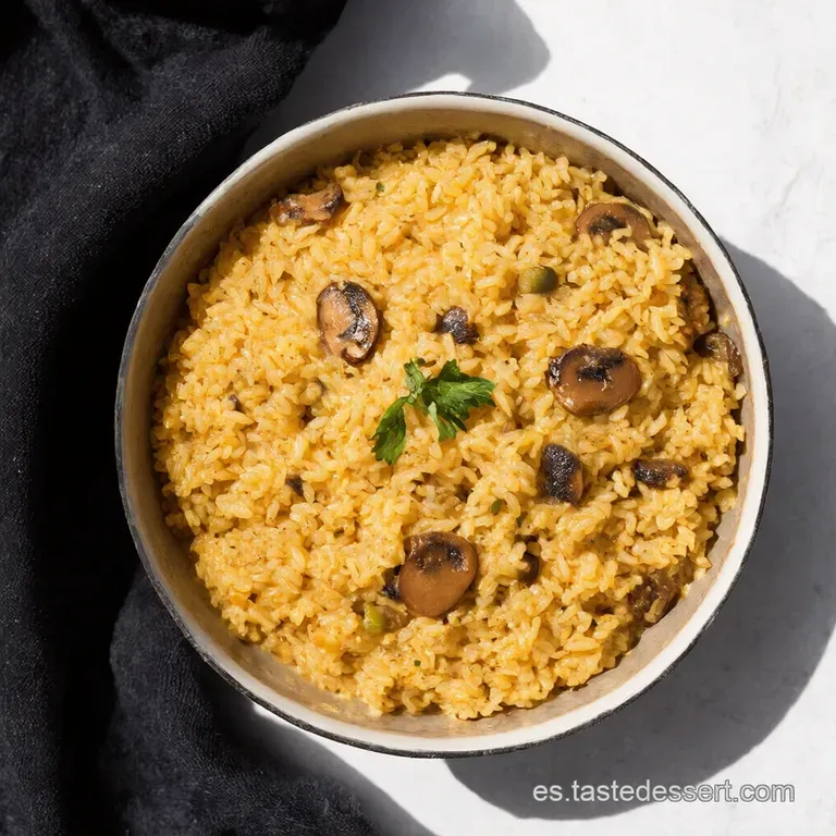 Arroz Cremoso con Champi&ntilde;ones Un Abrazo en Cada Bocado