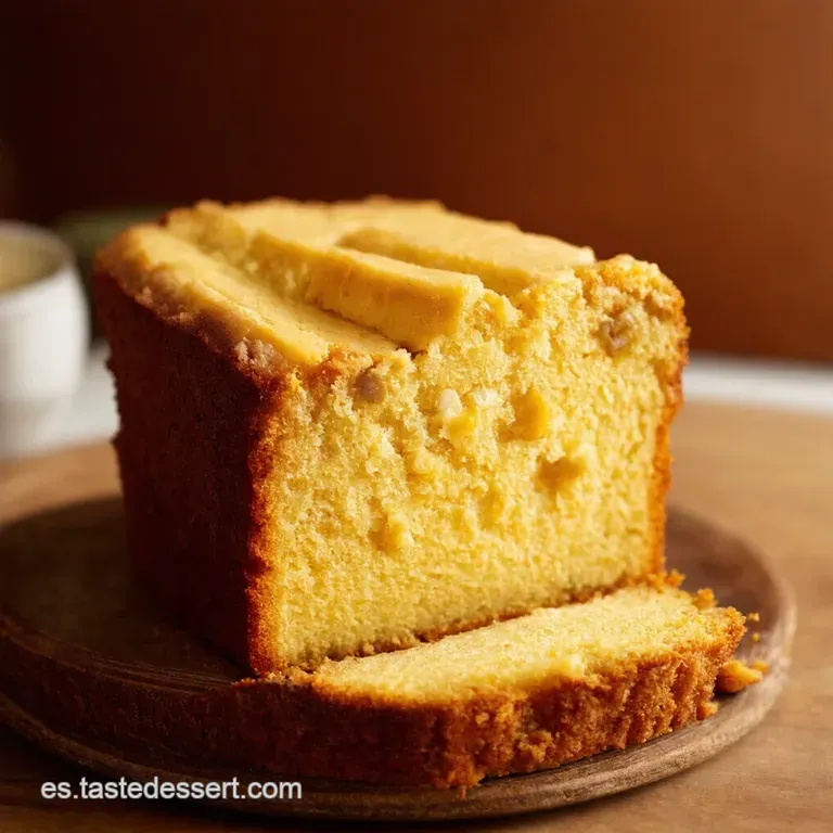 Banana Pudding Pound Cake Un Cl&aacute;sico Reinventado presentation