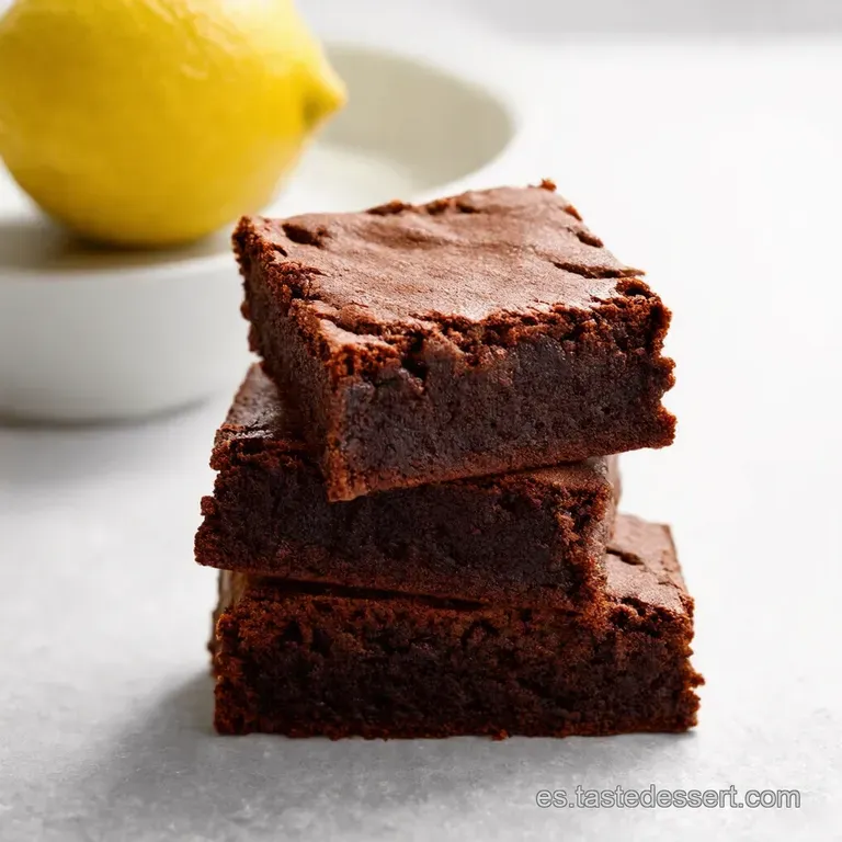 Barras de Brownie de Lim&oacute;n Un Bocado de Sol