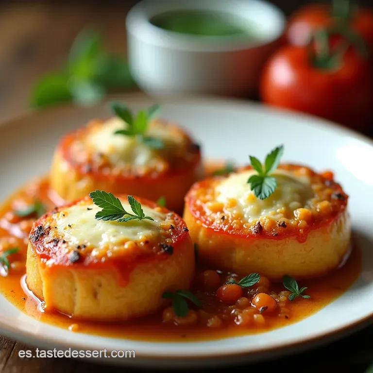 Berenjenas Rellenas Cl&aacute;sicas con Sofrito Casero y Queso Gratinado