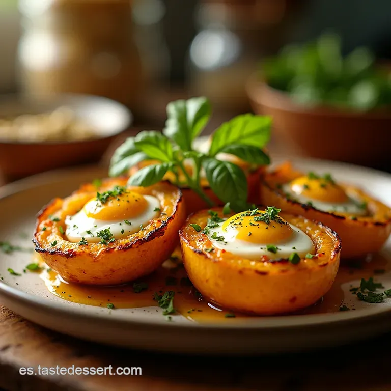 Berenjenas a La Marinera Rellenas El Sabor De La Huerta Y El Mar presentation