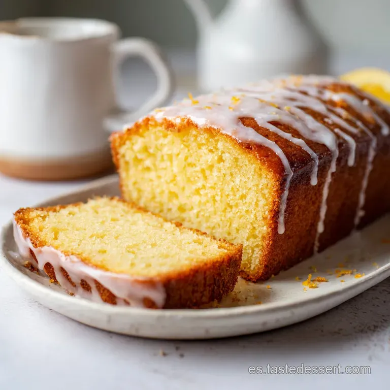 Receta de Bizcocho Casero de Lim&oacute;n Esponjoso