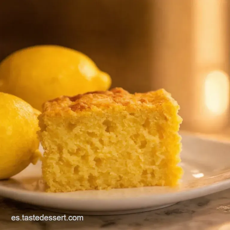 Bizcocho De Lim&oacute;n Esponjoso De La Abuela presentation