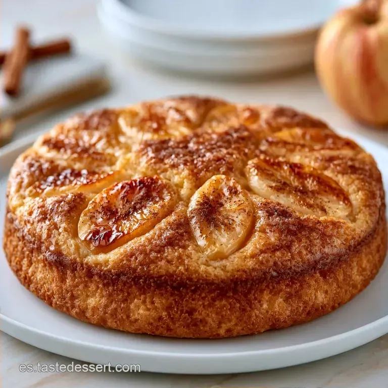 Bizcocho Manzana Canela Esponjoso