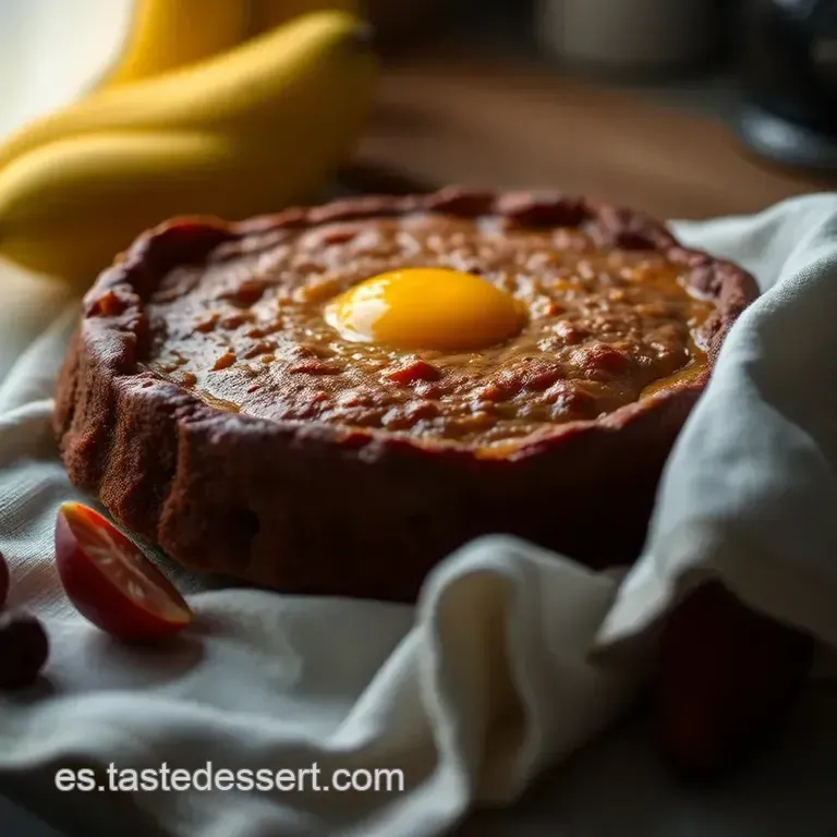 Bizcocho De Pl&aacute;tano Con Toque Crujiente presentation