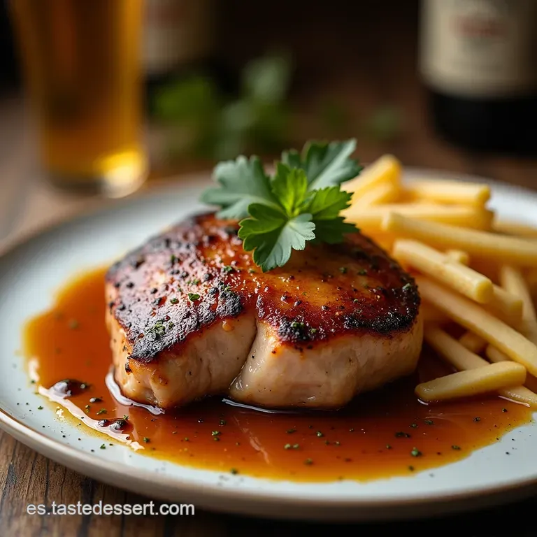 Bondiola de Cerdo Glaseada a la Cerveza Oscura Melosidad de Aut&eacute;ntico Asado