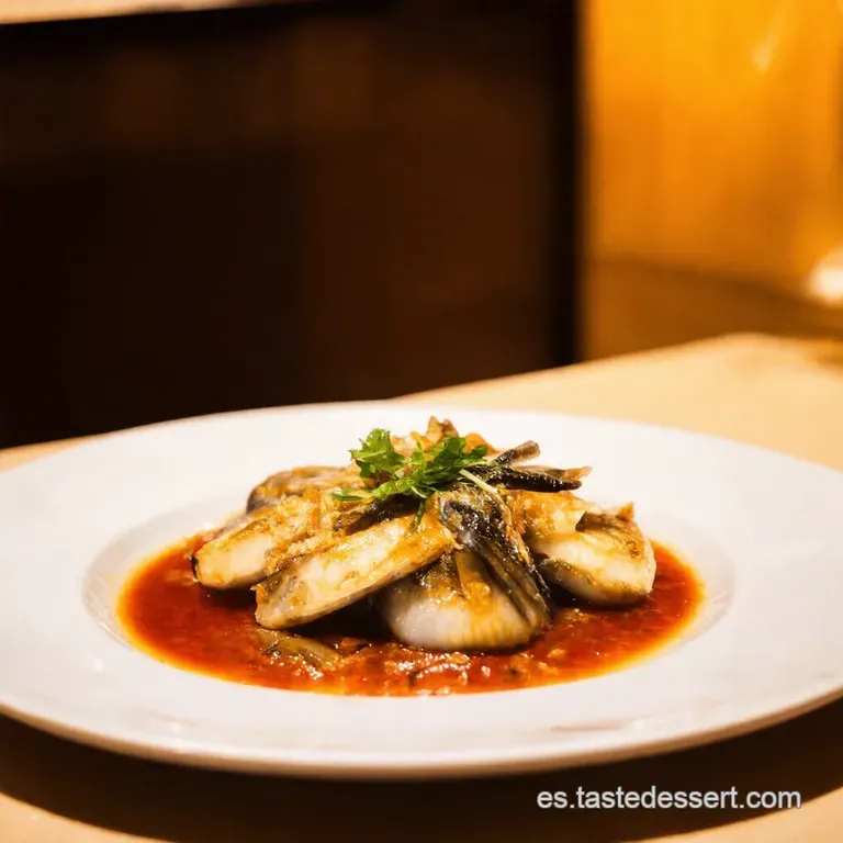 Boquerones En Vinagre Receta Tradicional Espa&ntilde;ola presentation