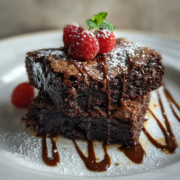 Brownie de Chocolate Foster Hollywood