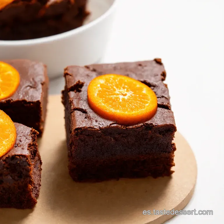 Brownies de Almendra y Naranja Un Dulce Saludable