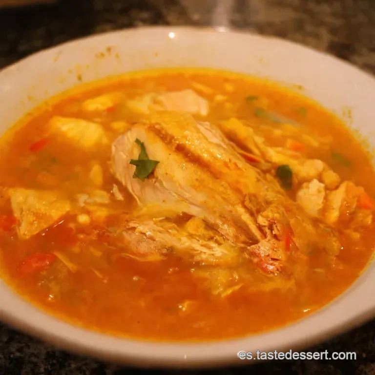 Caldo De Pollo Casero El Elixir De La Abuela presentation