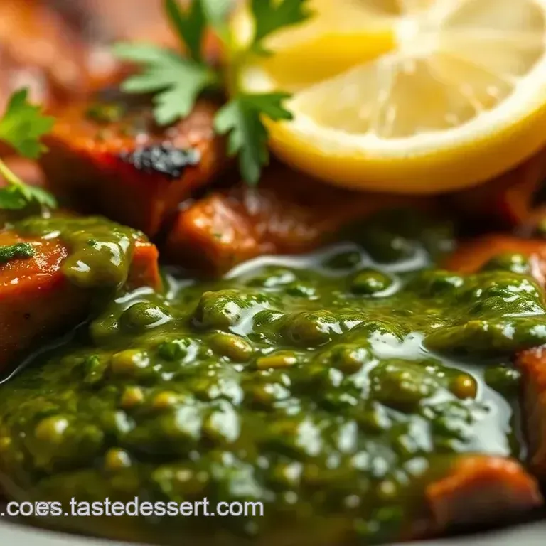 Chimichurri Cl&aacute;sico Argentino: &iexcl;El Secreto del Asador!