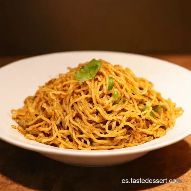 Chow Mein Casero presentation