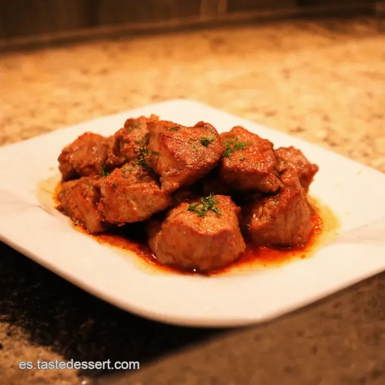 Chuletas De Cordero a La Madrile&ntilde;a Con Toque De Romero presentation