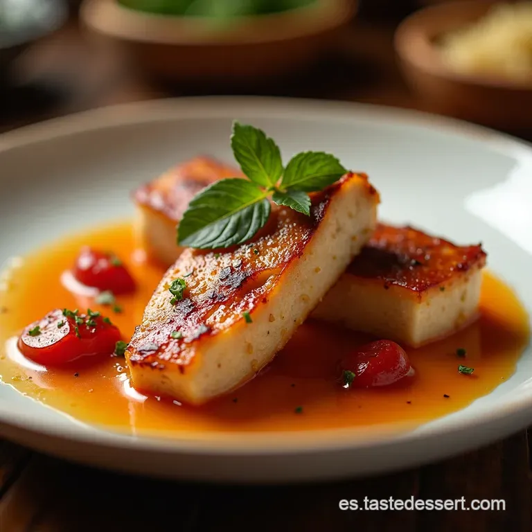 Confit De Pato Crujiente Con Compota De Manzana Casera Un Bocado Celestial presentation