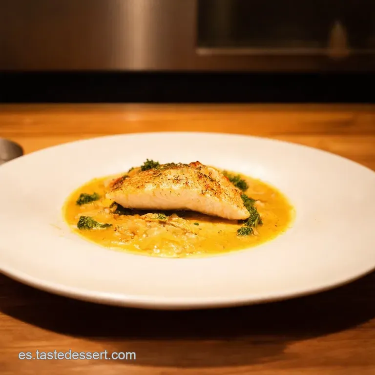 Corvina Al Horno a La Mediterr&aacute;nea presentation