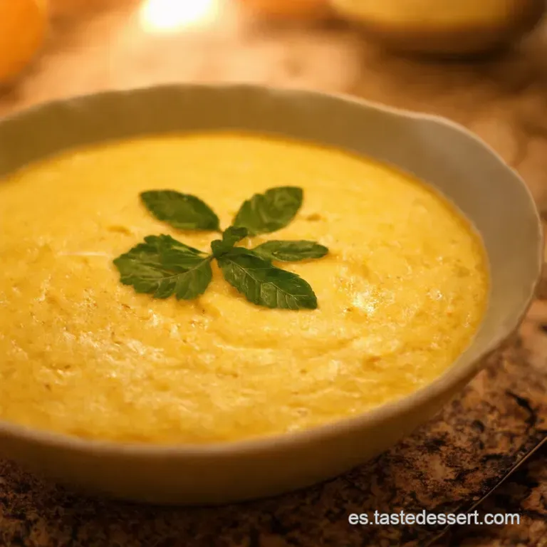 Crema De Calabac&iacute;n Tradicional Casera presentation