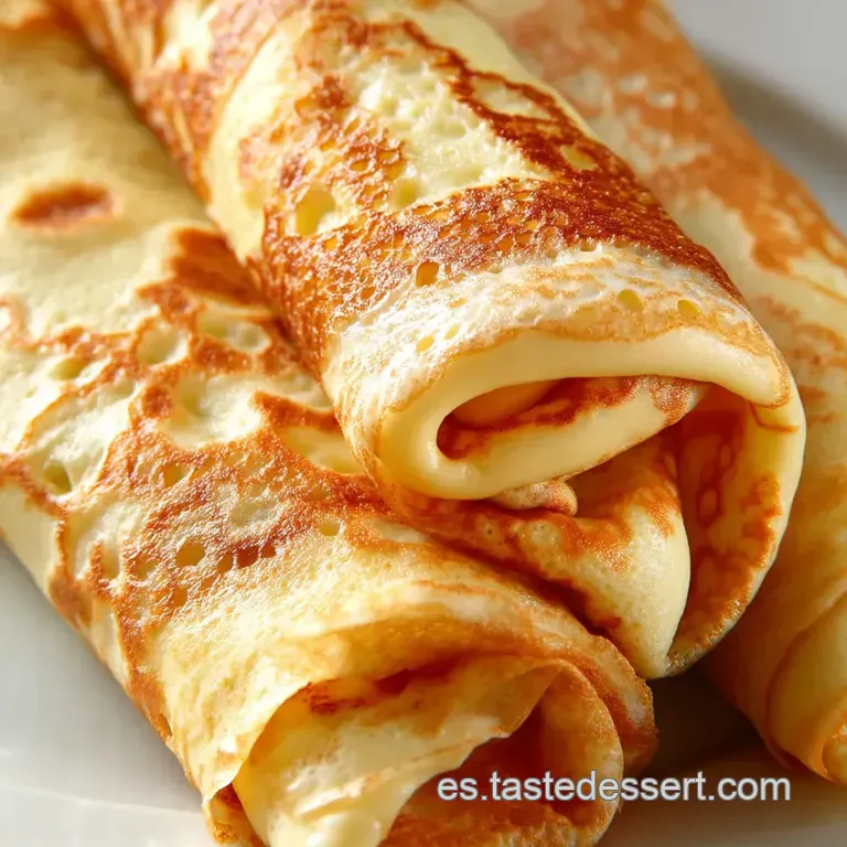 Crepes Cl&aacute;sicos: La Receta Base Para Todas Tus Aventuras Culinarias presentation