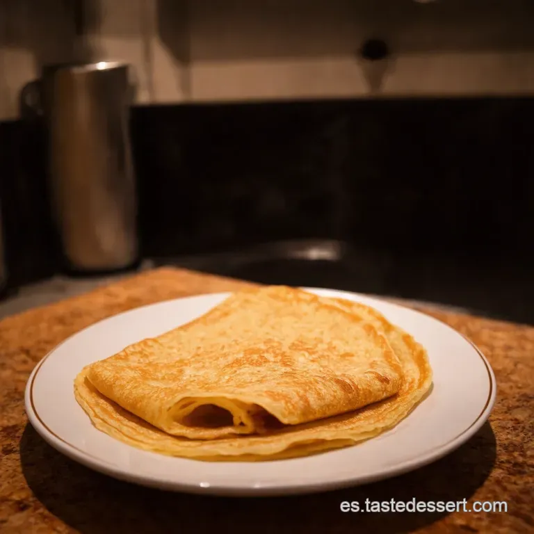 Crepes De Masa Estilo Mexicano presentation