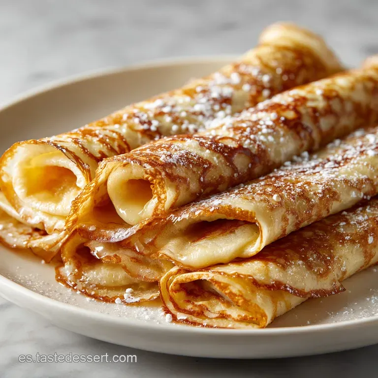 Crepes Receta F&aacute;cil: Centro Aterciopelado