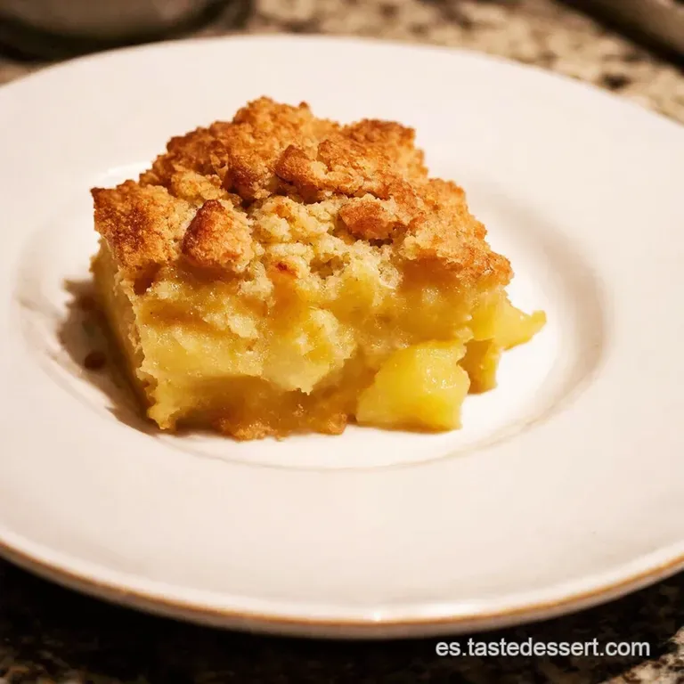 Crumble De Manzana Casero presentation
