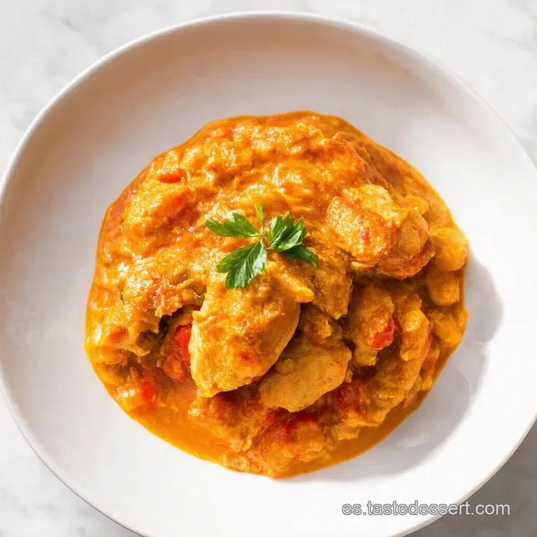 Csirkepaprik&aacute;s K&ouml;nnyed&eacute;n Paprikash de Pollo Ligero