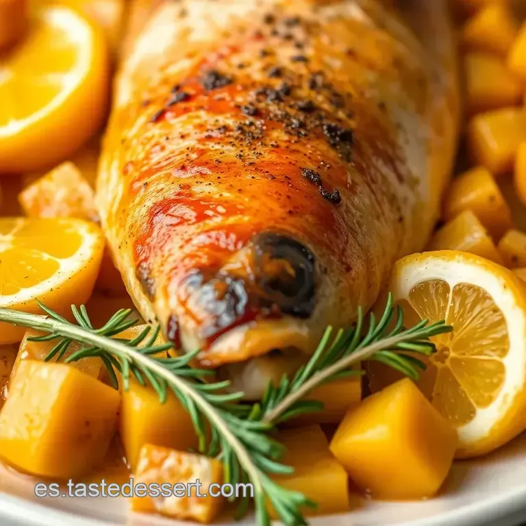 Dorada Al Horno a La Mediterr&aacute;nea presentation