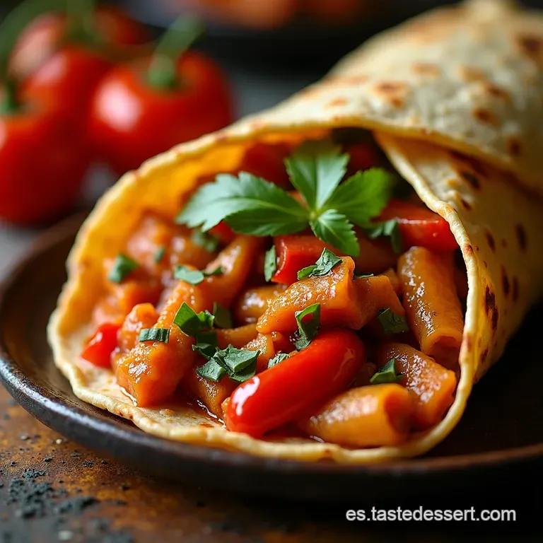 El Wrap Escondido Del Danubio Fajitas De Lentejas Vrslencse presentation