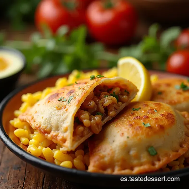 Empanadas De At&uacute;n Y Arroz Fritas Que Quitan El Sent&iacute;o presentation