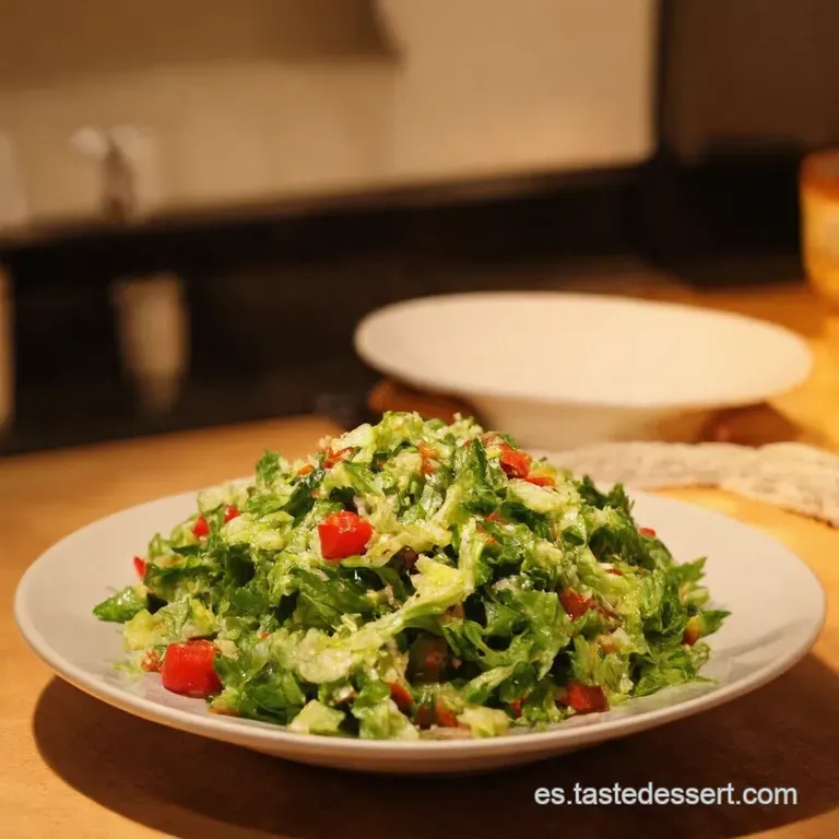Ensalada Mediterr&aacute;nea De Quinoa Con Lim&oacute;n Y Hierbabuena presentation