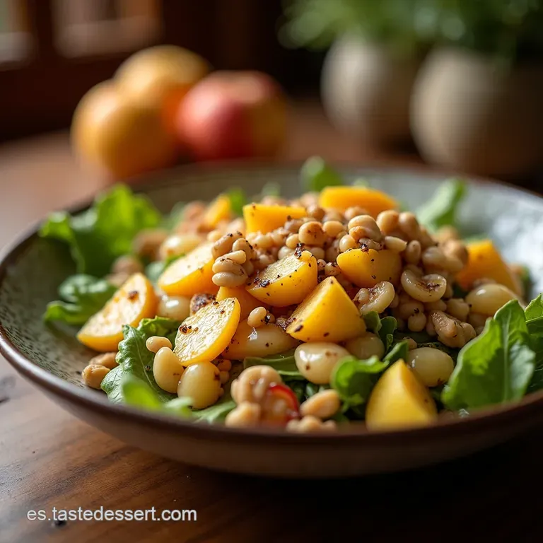 La Ensalada Waldorf Crujido De Gala Manzanas Nueces Y El Toque Secreto Del Apio presentation