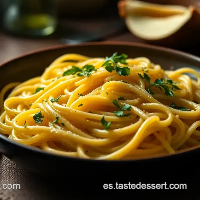 Espaguetis Aglio e Olio Aut&eacute;nticos