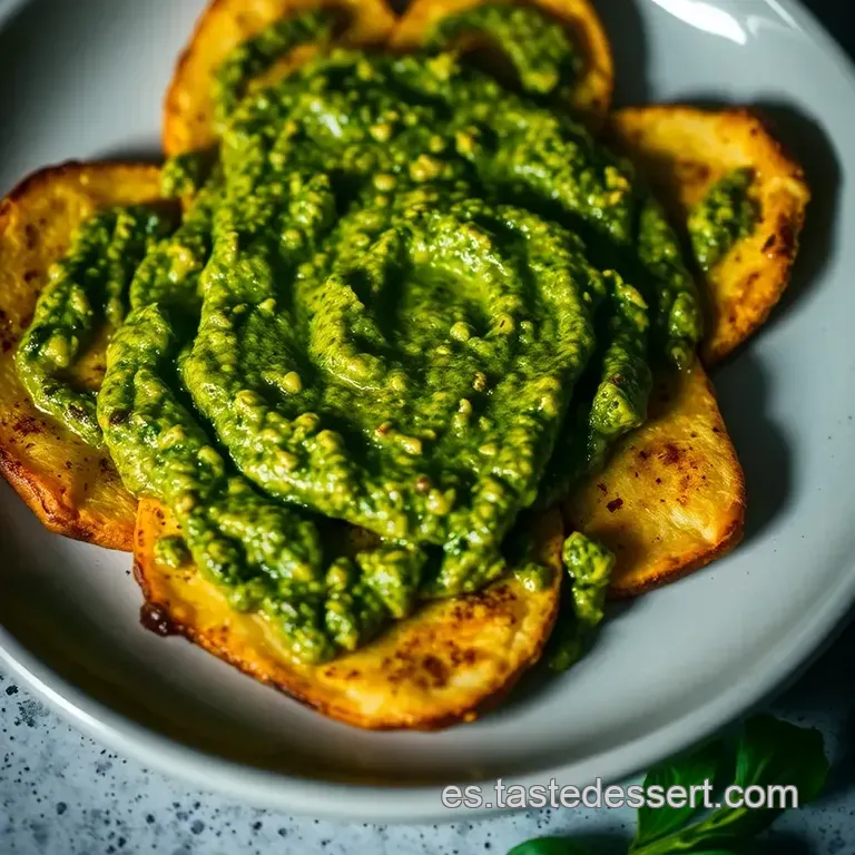Espaguetis De Calabac&iacute;n Con Pesto Cremoso De Aguacate Y Tomates Secos presentation
