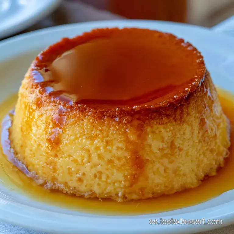 Flan de Huevo Casero: Textura Aterciopelada