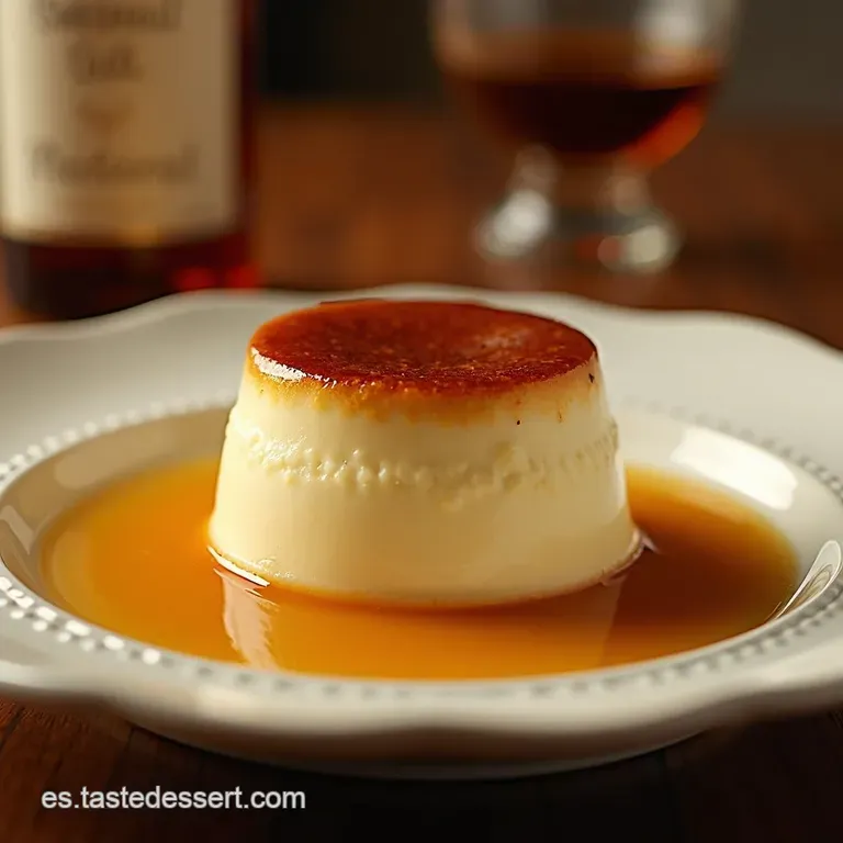 Tembleque Cremoso Con Caramelo De Ron A&ntilde;ejo El Flan De Coco Que Deslumbra presentation
