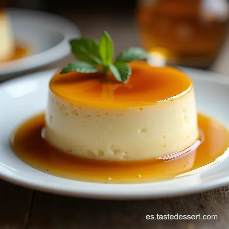 Tembleque Cremoso con Caramelo de Ron A&ntilde;ejo El Flan de Coco que Deslumbra