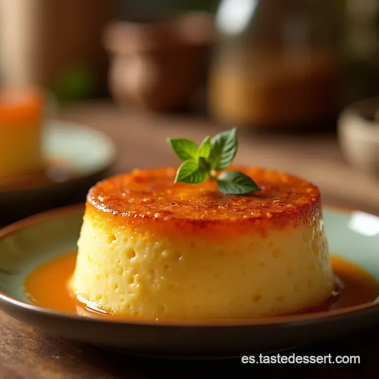 Flan Cremoso De Turr&oacute;n De Jijona El Postre De Fiesta Que Se Derrite En La Boca presentation