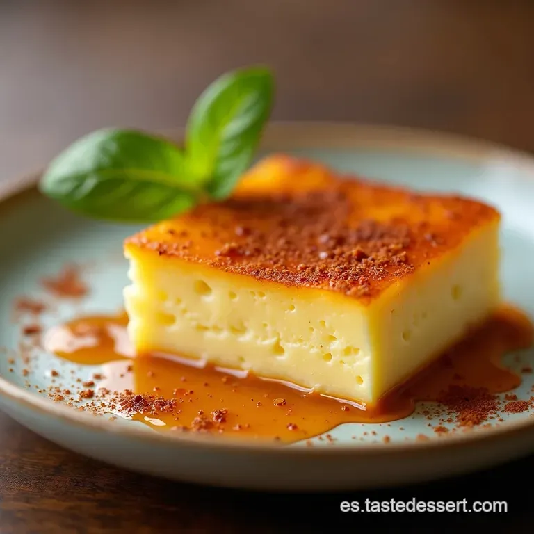 Flan Cremoso de Turr&oacute;n de Jijona El Postre de Fiesta que se Derrite en la Boca