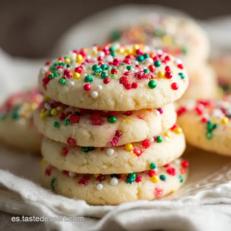 Warm, hand-decorated sugar cookies stacked elegantly on a rustic wooden board, inviting a bite.