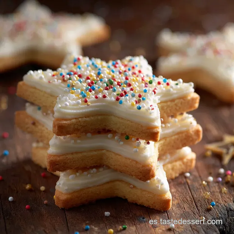 Galletas De Navidad Festivas: Estrellas De Mantequilla Perfectas Para Decorar presentation